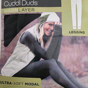 Cuddl Duds Warm Layer Ultra Soft Modal Black Legging Size XXL Brand New In Box